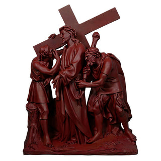 Jesus Is Given The Cross Stati Statue - 58-inch