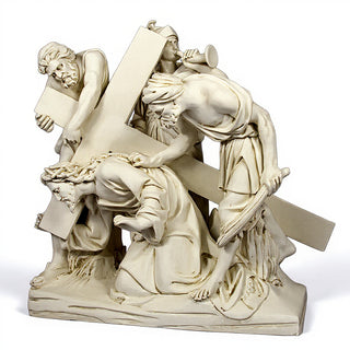 Jesus Falls The 1st Time Stati Statue - 48-inch