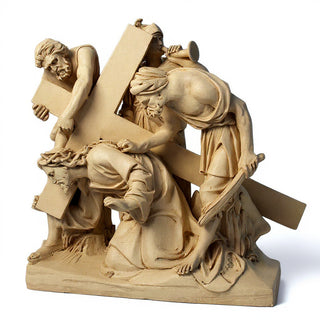 Jesus Falls The 1st Time Stati Statue - 48-inch