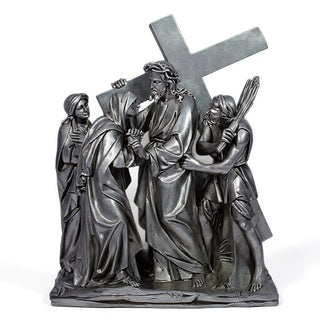 Jesus Meets His Mother Station Statue - 57-inch