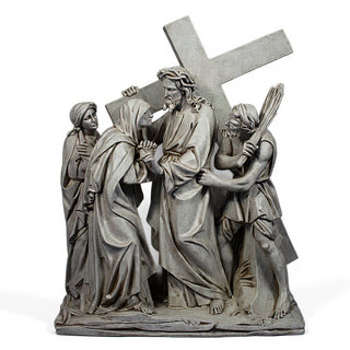 Jesus Meets His Mother Station Statue - 57-inch