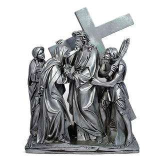 Jesus Meets His Mother Station Statue - 57-inch