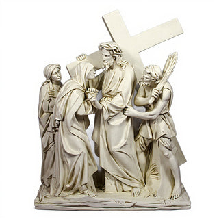 Jesus Meets His Mother Station Statue - 57-inch