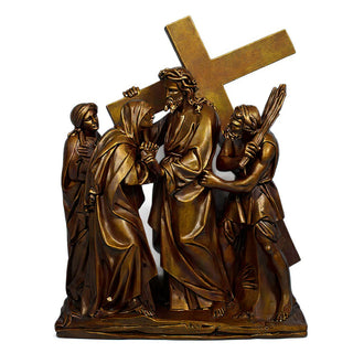 Jesus Meets His Mother Station Statue - 57-inch
