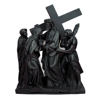 Jesus Meets His Mother Station Statue - 57-inch