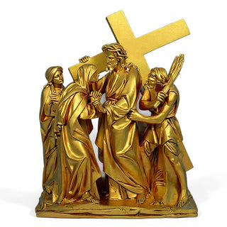 Jesus Meets His Mother Station Statue - 57-inch