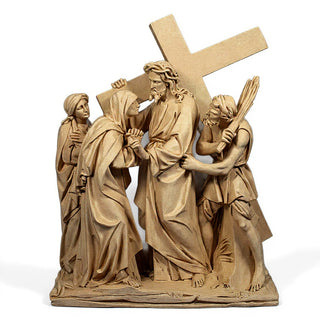 Jesus Meets His Mother Station Statue - 57-inch