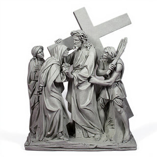 Jesus Meets His Mother Station Statue - 57-inch