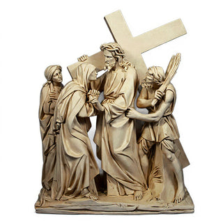 Jesus Meets His Mother Station Statue - 57-inch