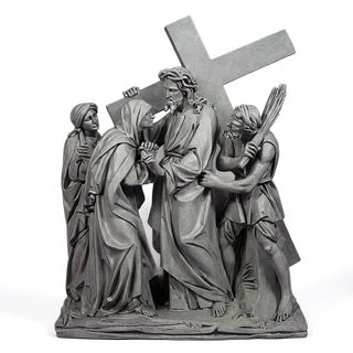 Jesus Meets His Mother Station Statue - 57-inch