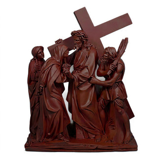 Jesus Meets His Mother Station Statue - 57-inch