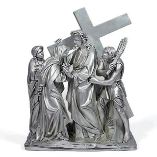 Jesus Meets His Mother Station Statue - 57-inch