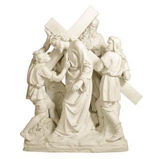 Jesus & Simon The Cyrene Stati Statue - 61-inch