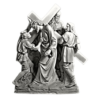 Jesus & Simon The Cyrene Stati Statue - 61-inch