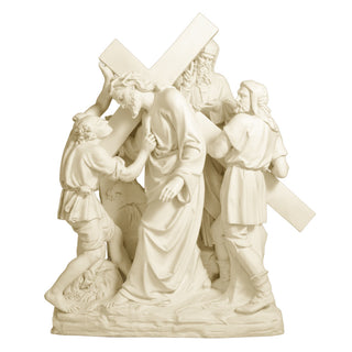 Jesus & Simon The Cyrene Stati Statue - 61-inch