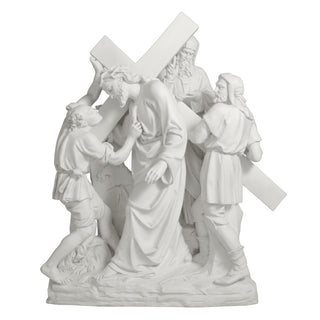 Jesus & Simon The Cyrene Stati Statue - 61-inch
