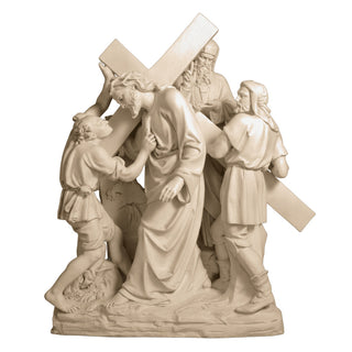 Jesus & Simon The Cyrene Stati Statue - 61-inch