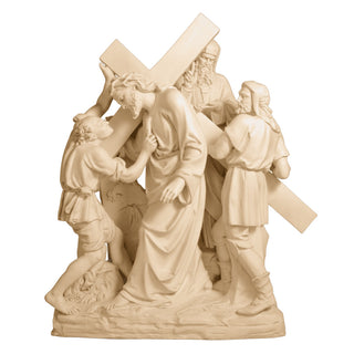 Jesus & Simon The Cyrene Stati Statue - 61-inch