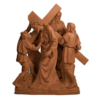 Jesus & Simon The Cyrene Stati Statue - 61-inch