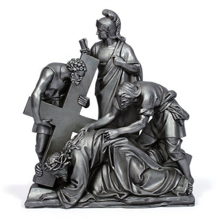 Jesus Falls The 2nd Time Stati Statue - 54-inch