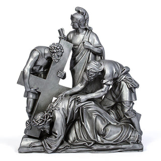 Jesus Falls The 2nd Time Stati Statue - 54-inch