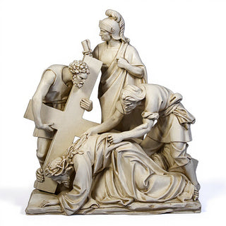 Jesus Falls The 2nd Time Stati Statue - 54-inch