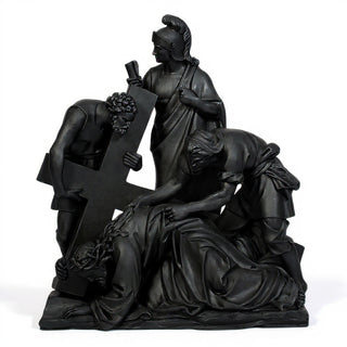 Jesus Falls The 2nd Time Stati Statue - 54-inch