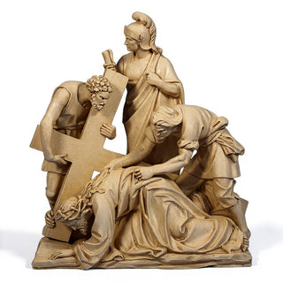 Jesus Falls The 2nd Time Stati Statue - 54-inch