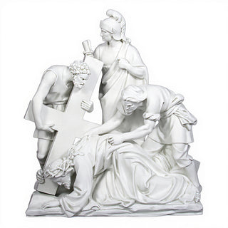 Jesus Falls The 2nd Time Stati Statue - 54-inch