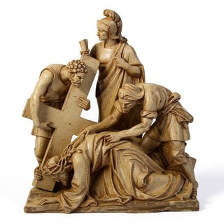 Jesus Falls The 2nd Time Stati Statue - 54-inch