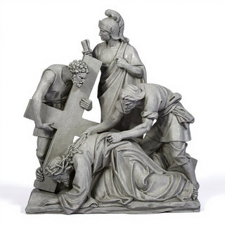 Jesus Falls The 2nd Time Stati Statue - 54-inch