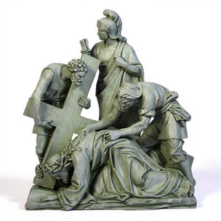 Jesus Falls The 2nd Time Stati Statue - 54-inch