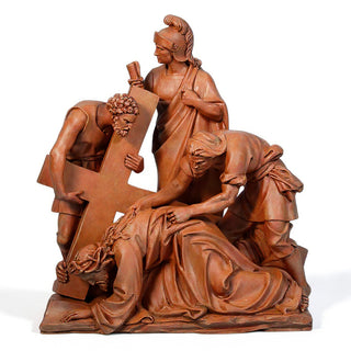Jesus Falls The 2nd Time Stati Statue - 54-inch
