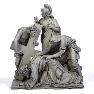Jesus Falls The 2nd Time Stati Statue - 54-inch