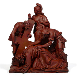 Jesus Falls The 2nd Time Stati Statue - 54-inch