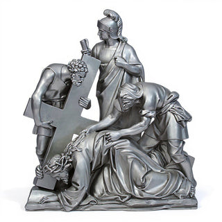 Jesus Falls The 2nd Time Stati Statue - 54-inch