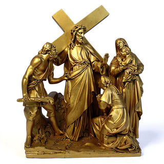 Jesus Speaks to the Woman Stat Statue - 58-inch