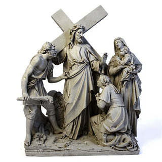 Jesus Speaks to the Woman Stat Statue - 58-inch