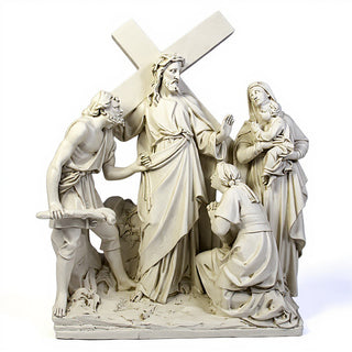 Jesus Speaks to the Woman Stat Statue - 58-inch