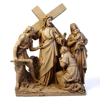 Jesus Speaks to the Woman Stat Statue - 58-inch