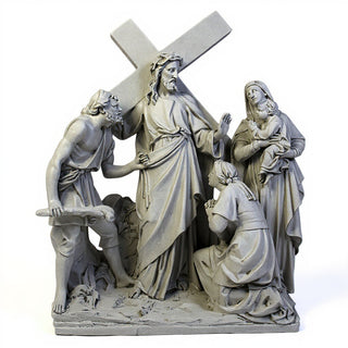 Jesus Speaks to the Woman Stat Statue - 58-inch