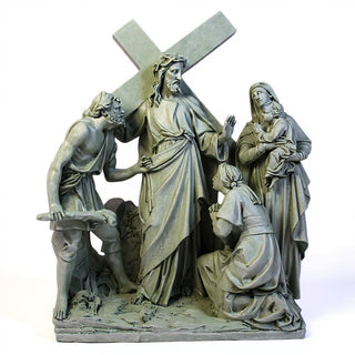 Jesus Speaks to the Woman Stat Statue - 58-inch