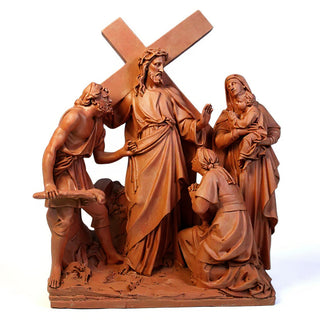 Jesus Speaks to the Woman Stat Statue - 58-inch