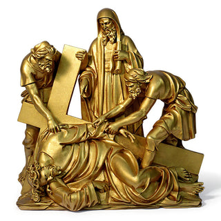 Jesus Falls The Third Time Sta Statue - 56-inch