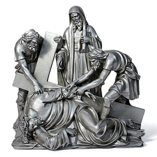 Jesus Falls The Third Time Sta Statue - 56-inch