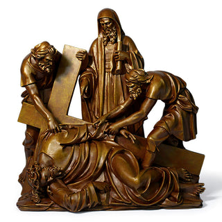 Jesus Falls The Third Time Sta Statue - 56-inch