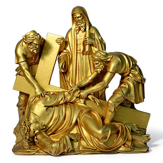 Jesus Falls The Third Time Sta Statue - 56-inch