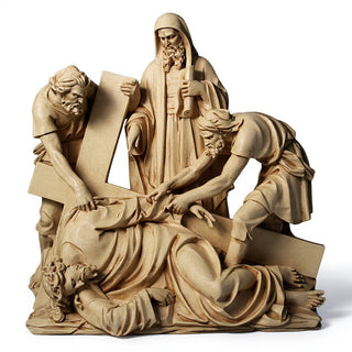 Jesus Falls The Third Time Sta Statue - 56-inch