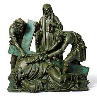 Jesus Falls The Third Time Sta Statue - 56-inch