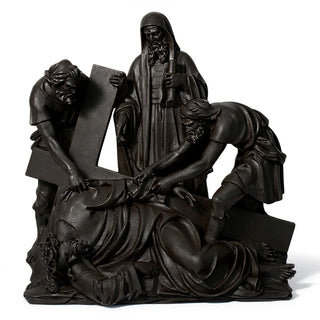 Jesus Falls The Third Time Sta Statue - 56-inch